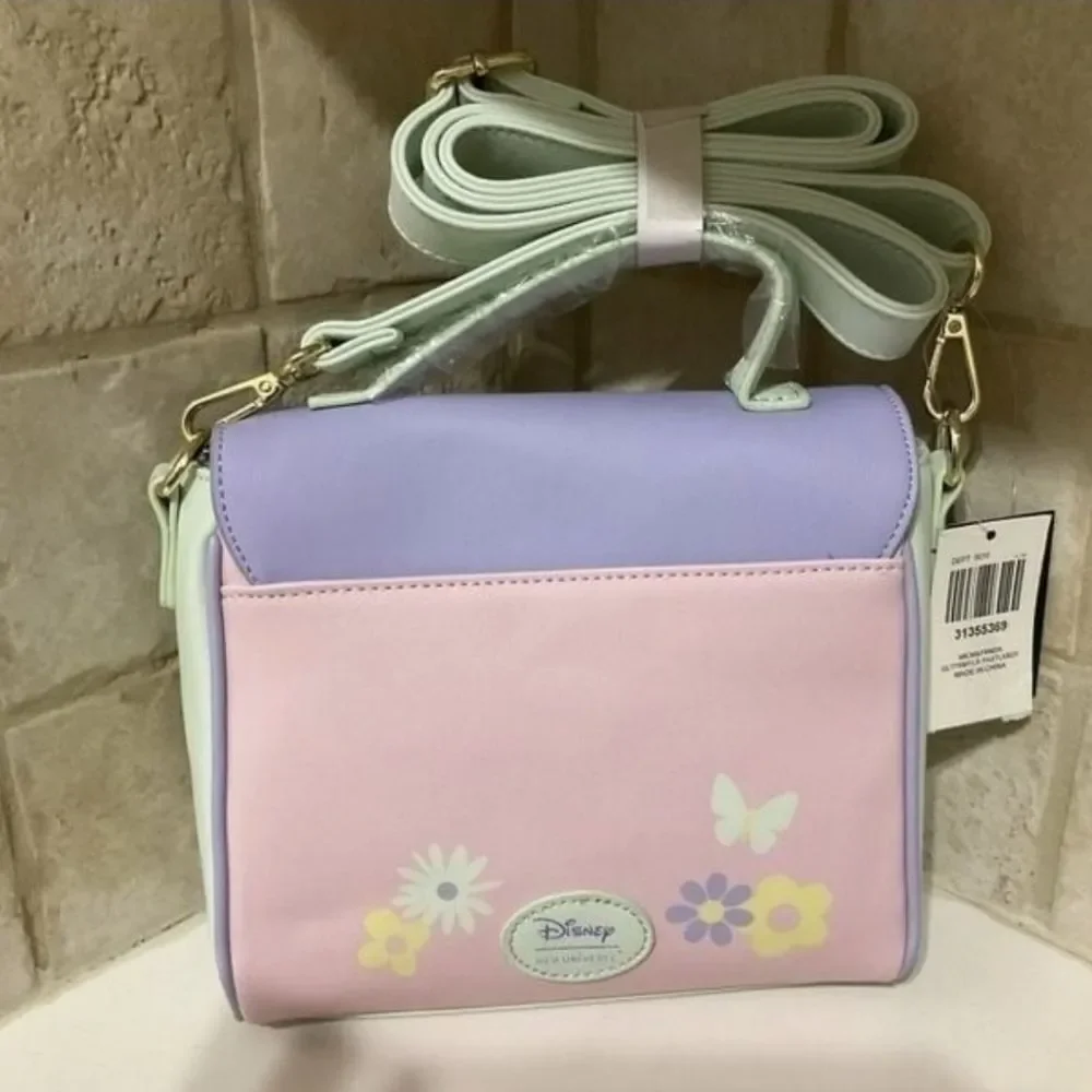 Her Universe Mickey Mouse Floral Pastel Colors Crossbody Bag & Wallet Set NWT